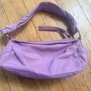 Coach one of a kind light pinky mauve soft leather shoulder bag